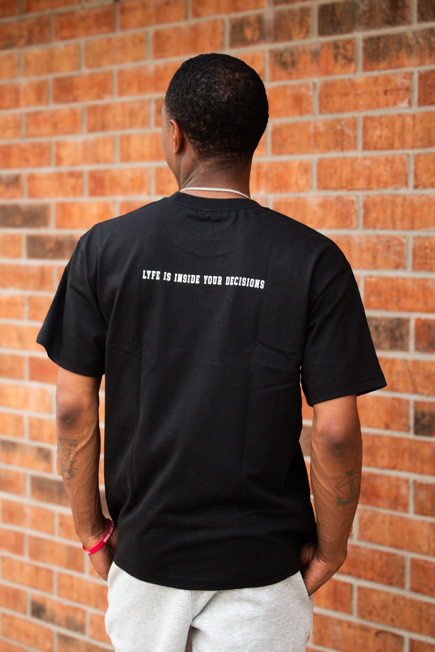 LYFE TEE — BLACK